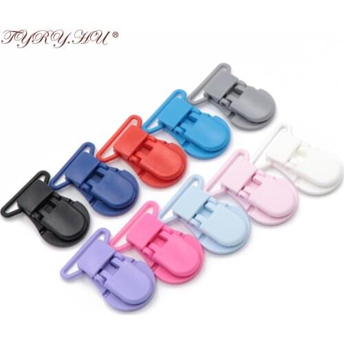 TYRY.HU 5Pcs Multicolor Multifunction Gourd Shape Pacifier Clips Anti-Off Dummy Soother Clip Non-Toxic&Tasteless Baby Can Chew
