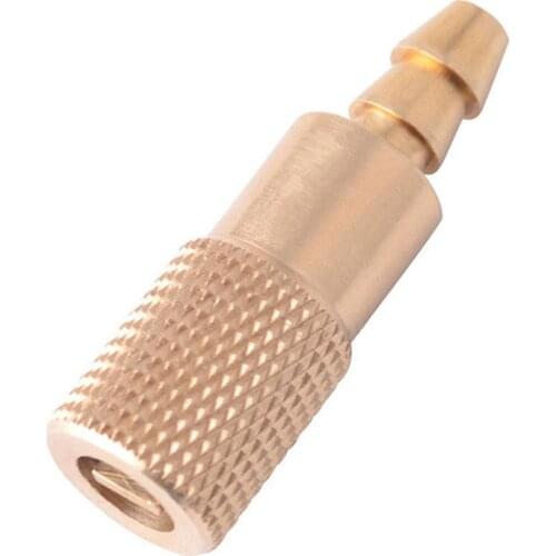 1PC Car Tire Clamp Joint Connector Adapter Car 6mm Brass Tire Valve Joint Inflator Pump Valve