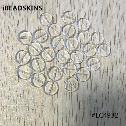 15mm 600pcs/lot Acrylic clear Twisted shape coin beads (As shown) for jewelry necklace making #4932