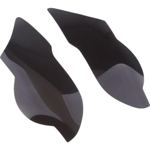 2Pcs Black Headlight Lens Cover Shield For CBR1000RR 2008-2011