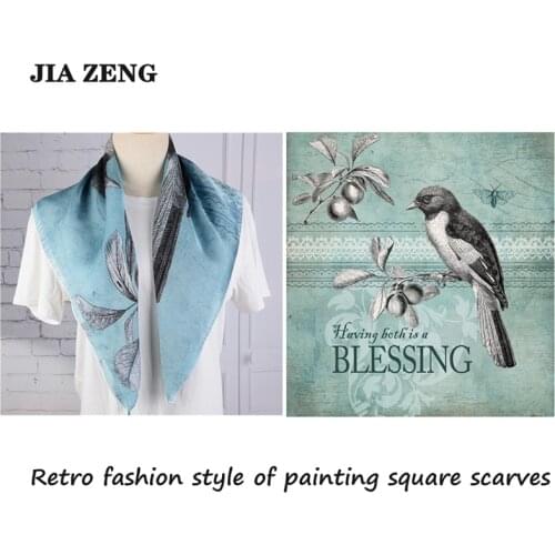 2021 Women Silk Square Scarf Lady Bandana Head Wrap Shawl Satin Foulard Female Large Hijab Neckerchief Scarves Pashmina Headband