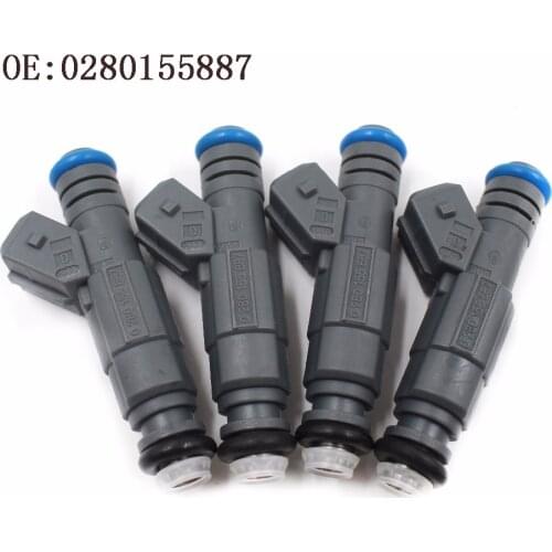4PCS New Fuel Injectors For 1998-04 Ford Contour Escape Escort Focus Mercury Cougar 0280155887
