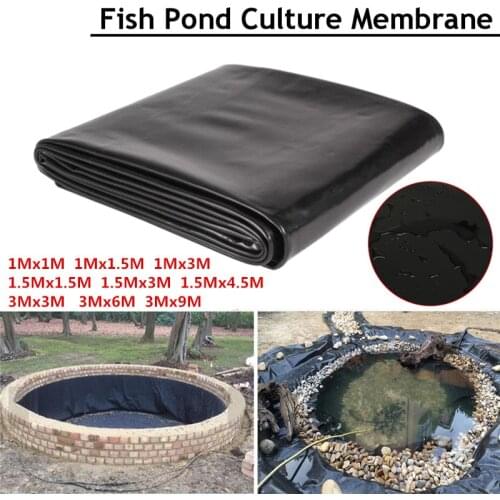 9Sizes HDPE Fish Pond Liner Garden Pools Reinforced HDPE Heavy Landscaping Pool Pond Waterproof Liner Cloth