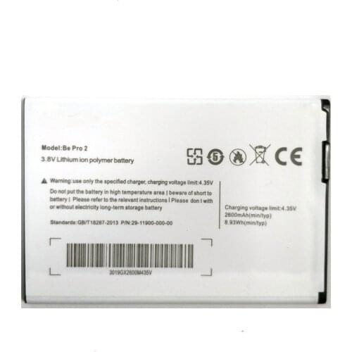 Phone Battery For Ulefone Be Pro 2 Battery for Ulefone L55 Bateria Accumulator 2600mAh