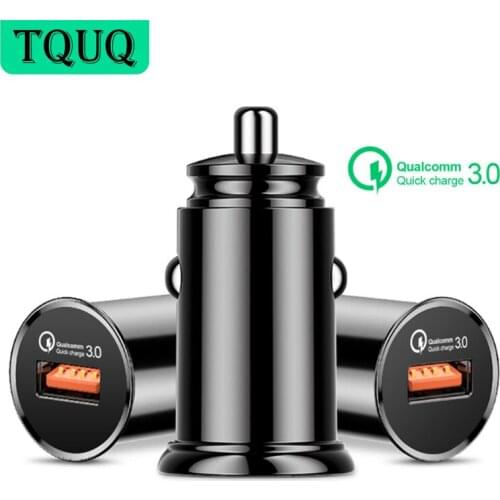 TQUQ 3A 18W Car Charger Quick Charge 3.0 Fast Car Adapter Compatible with Samsung Galaxy, iPhone Xs Max XR X 8 7 6, LG G6 V20