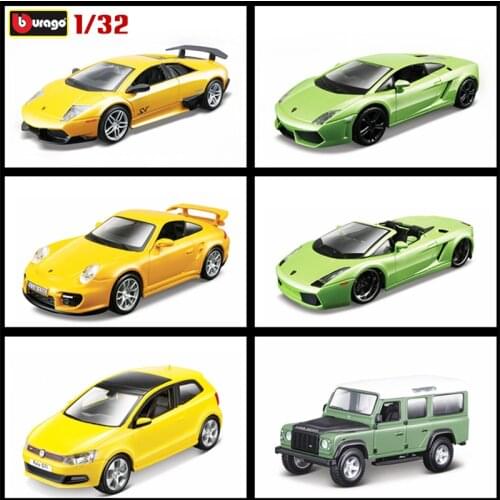 Bburago 1:32 BMW Ford Porsche Diecasts & Toy Vehicles Metal Toy Car Model High Simulation Collection Kids Toys Genuine License
