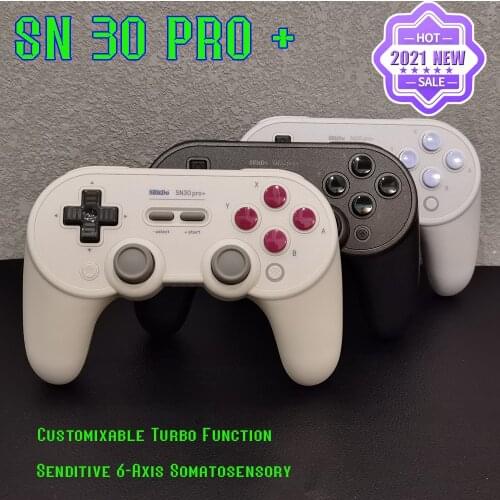 8BitDo SN30 PRO+ Wireless Bluetooth Gamepad USB Game Switch Controller Joystick For Windows Android macOS For Nintend Switch