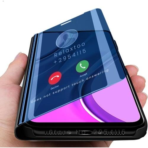 Readmi 9 case smart mirror flip case for xiaomi xiami xaomi xiomi redmi 9 coque fundas redmi9 6.53'' stand book caso etui redmy