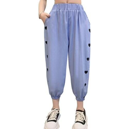 Jeans Kids Girl Spring Autumn Kids Jeans Casual Style Girls Denim Pants Clothes For Girls 6 8 10 12 14