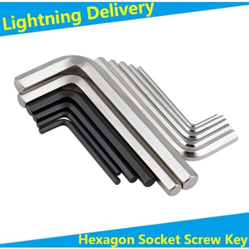 Spanner Hexagon Socket Wrench L-shaped Hexagon Key Extended inside hexagon universal screwdriver wrench 1.5/2/2.5/3/4/5mm