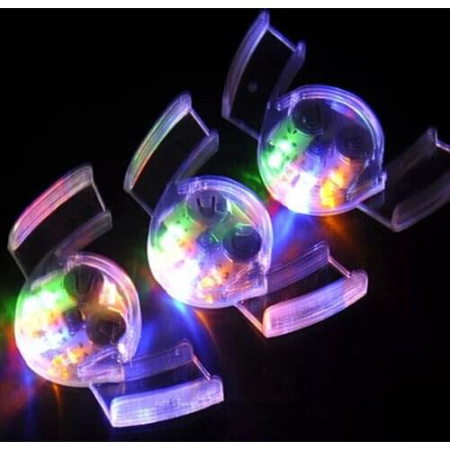 Halloween LED Flashing Brace Mouth Guard Piece Festive Party Supplies Glow Teeth Funny Light Up Colorful kids Toys Rave Festival