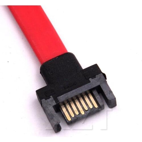 Hot Sale 50CM 6Gb/s SATA3 Serial ATA DATA Extension cable 7 pin Port Cable for PC SATA 3.0 SATAIII Hard Drive Disk SSD