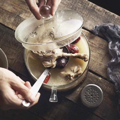 Soup Bowl Creative Salad Instant Noodles Bowl Handmade Cooking Accessories Glass Kitchen Supplies