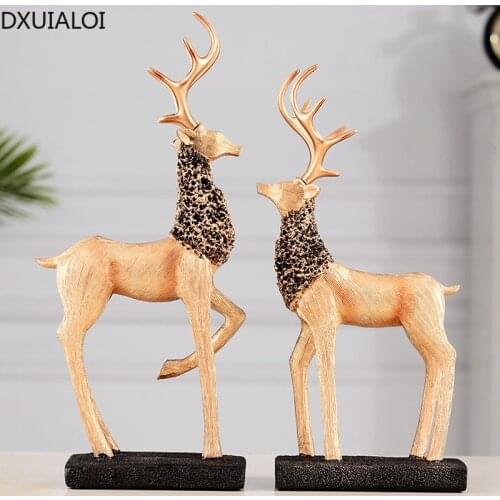 Creative European style Lucky Milu Modern simplicity Home Decoration Living Room Wine Cabinet Decoration best gift