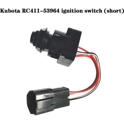 Kubota U15/30/KX155/163/175 start ignition switch electric door lock with key high quality excavator accessories OE: RC411-53964