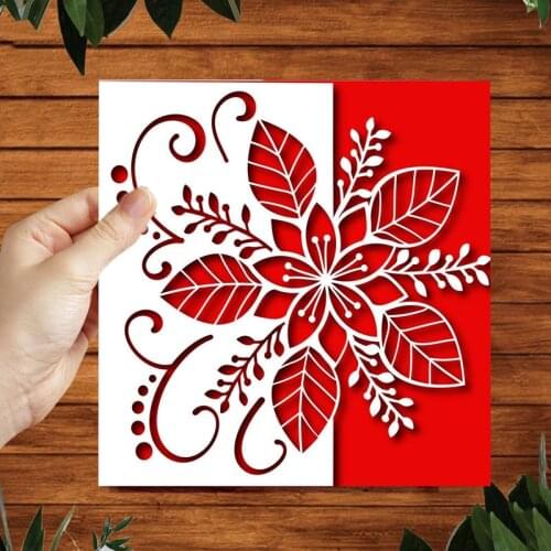 TOP EXPRESSION Flower Border Metal Dies Stencil Template for DIY Scrapbooking Paper Album Cards Making New Dies for 2021