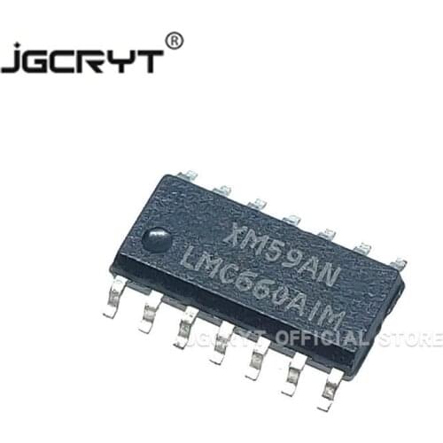 10Unids/lote The LMC660 LMC660AIM LMC660A SOP14 operational amplifier chip can shoot directly
