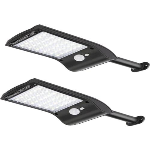 Wall Sconce Lamp With Solar Led Light Fixture Outdoor Path Garden 36 Induction Landscape Decoration For Country House Exterior