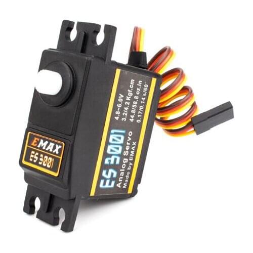 Original EMAX ES3001 43g Analog Standard Servo for RC Vehicles Airplane Car Boat Helicopter