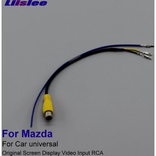 Original Video Input Switch RCA Adapter Connector Convertor Wire Cable For Car Universal Rear View Camera