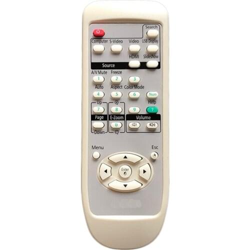 Remote Control For EPSON Projector EMP-1710 EMP-1810 EB-440W EB-450W EB-C2080 EB-EX51 EB-EX71 EB-D430 EB-C26SH EB-D290 EB-C26XE