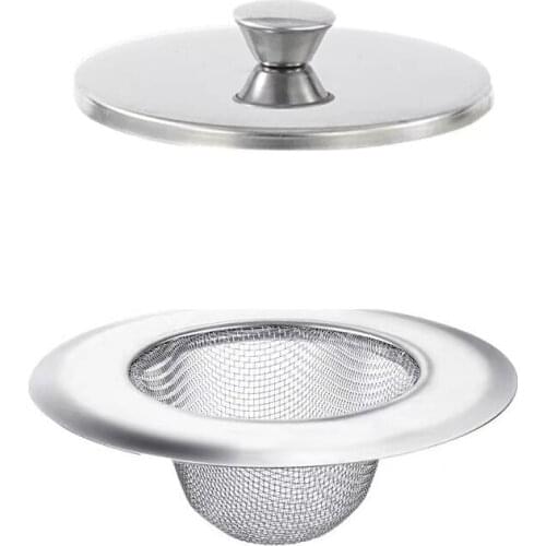 1 PC Stainless Steel Kitchen Sink Strainer, 4.5 In Diameter Sink Drain Strainer Drain Cover Sink Filter Kitchen Sink Accessories