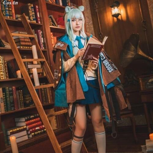 [In Stock] Hot Game Arknights Istina Cosplay Costume Fashion Lovely Battle Uniform Female Activity Party Role Play Clothing S-XL