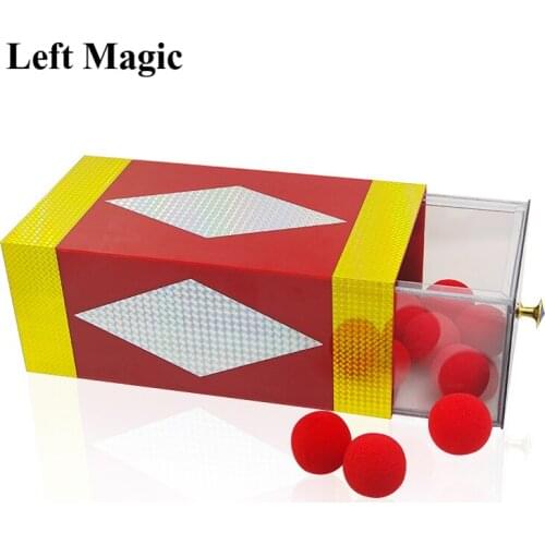 Drawer Box (Acrylic) Transparent Magic Tricks Production Items Box Appearing Magia Magician Stage Illusions Gimmick Props