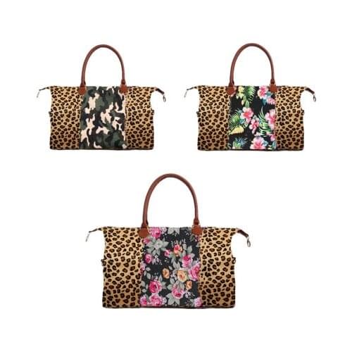 Womens duffle luggage big bag camouflage travel bag leopard travel bag camouflage tote weekend bag packing cubes sac de voyage