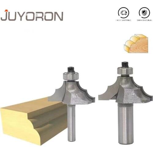 1pc 1/2"1/4 Shank Classical Moulding Edging Router Bits For Wood Tungsten Carbide Woodworking Trimming R chamfering Endmill