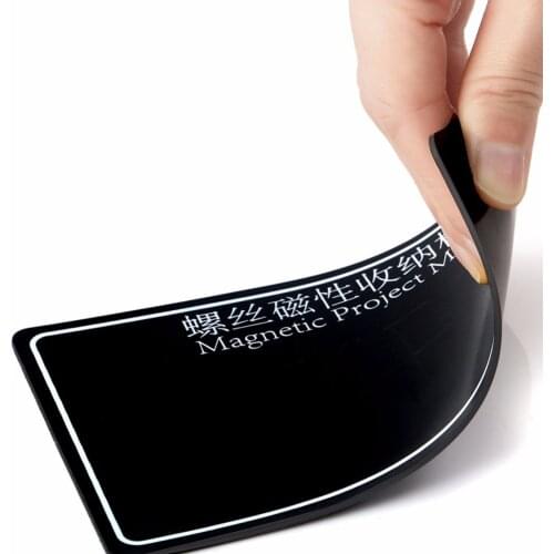 1 pc Magnetic Project Mat Screw Storage Tool Work Pad for Mobile Phone Repair Tool Black and Bule color 150x90mm