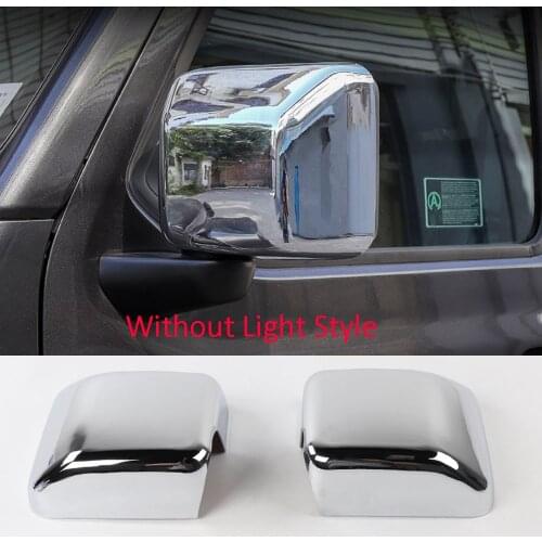 ABS Side Rearview Mirror Cover Forfor Jeep Wrangler JL JT 2018-2020 With Light and Without Light