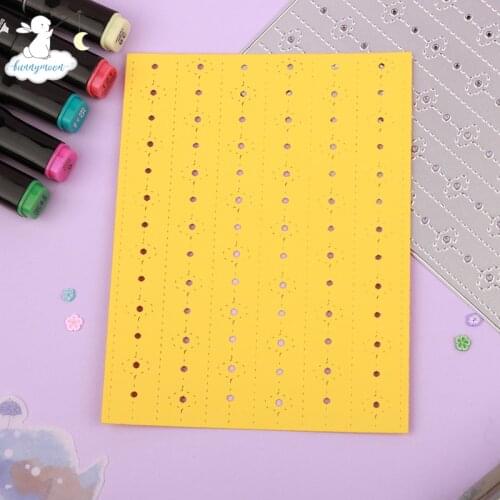 Bunnymoon Background4 Metal Cutting Dies Embossing Scrapbooking Stencil Craft Cut Dies For DIY Card Crafts Handmade