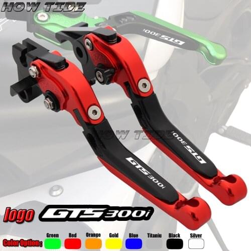 For SYM GTS300i GTS 300i 2016 2017 2018 GTS 125/250/300 LM30W Motorcycle Accessories CNC Folding Extendable Brake Clutch Lever