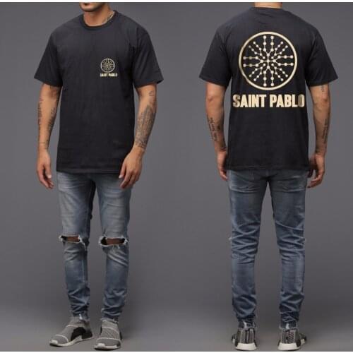 I FEEL LIKEPaul Tshirt PABLO Kanye West SAINT PABLO TOUR Vintage High Street Short Sleeve T-Shirt