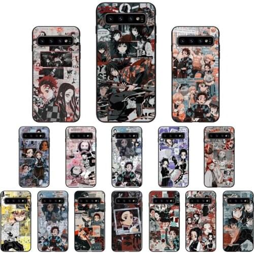 Kimetsu No Yaiba Demon Slayer Anime Phone Case For Samsung Galaxy S10E S20 Ultra S10 S21 S7 S8 S9 Plus S21Plus S20FE