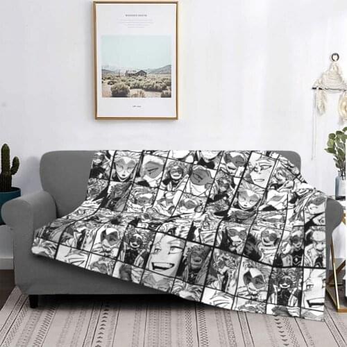 My Hero Academia Hawks Manga Blankets Flannel Textile Decor Portable Throw Blanket Bedspread for Bedroom Car