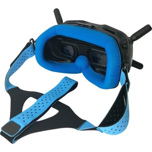 Eye Pad with Head Strap Band Set For DJI Digital FPV Goggles Face Plate Replacement Kit