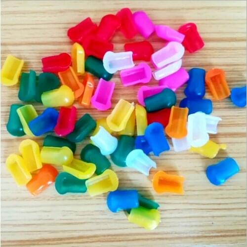 Neon Light End Cap for DC12V DC24V DC5V AC220V AC110V Led Neon Rope sealed end caps White/Green/blue/yellow/red , 500pcs/bag