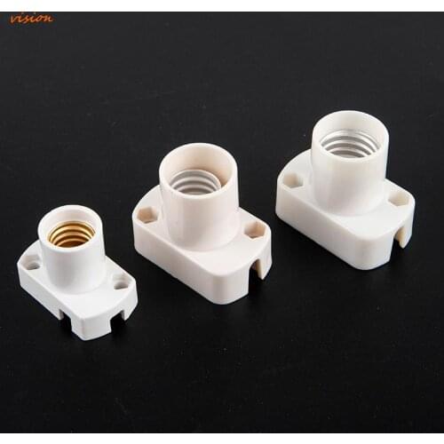 Mini Screw Lamp Base E12 E14 E17 supporto Lamp holder Light Bulb Socket Holder Adapter