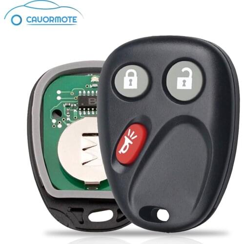 For Buick Rainier 2004 2005 2006 2007 Remote Key 3 Buttons 315Mhz Chip Key For Chevrolet Trailblazer Central Locking Car Key Fob