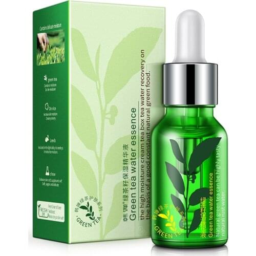 ROREC Natural Organic Green Tea Seed Hydrating Serum Facial Care Whitening Nourish Anti Wrinkle Anti Aging for Face Fine Lines