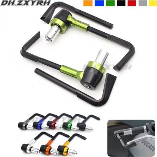For KAWASAKI Z250 Z300 Z750 Z900 Z650 Z800 ER6N Z1000 Motorcycle 7/8" 22mm Handlebar Brake Clutch Levers Protector Guard
