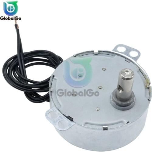 AC 220-240V 50/60Hz Synchronous Motor 5-6RPM Robust Torque 4W CW/CCW TYC-50 AC Motor