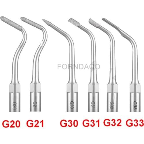 2pcs G30 G31 G32 G33 G20 G21 Dental Ultrasonic Scaler Scaling Tips For EMS Woodpecker Handpiece