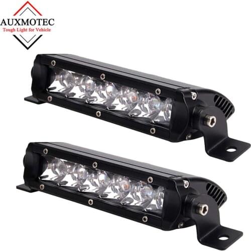2pcs 7inch 30W Led Light Bar Offroad Work Driving Fog Spotlight for Pickup Truck Tractor SUV ATV UTV Off road 4X4 4WD UAZ Motor