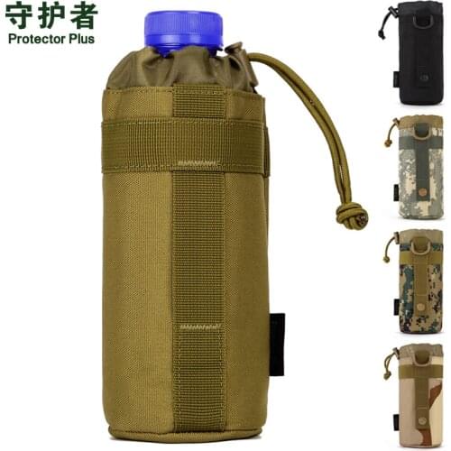 Military Molle EDC Pouch Protector Plus Outdoor Sports Bag Camouflage Nylon Tactical Belt Pouch Kettle Pack Water Bags