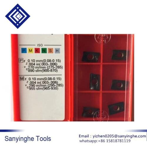 Free shipping high quality 50pcs/lots R390-11T304M-PM 1030 / R390-11T308M-PM 1030 cnc carbide milling insert