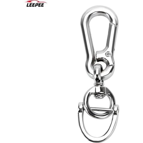Alloy Gourd Buckle Keychain Auto Accessories Car-styling Key Chain Carabiner Horseshoe Buckle Key Rings Car Keyring Key Holder