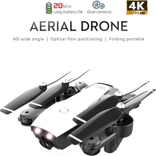 Upgraded L107 4K Dual Camera HD 2.4G Wifi RC Drone Full Wide-Angle APP Gesture Shot Smart Follow optical flow RC Toy quadcopter